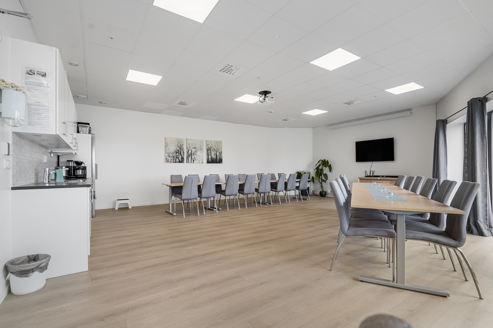 Sameiet har egen fellesstue til selskaper, som beboere kan benytte seg av Galleribilde