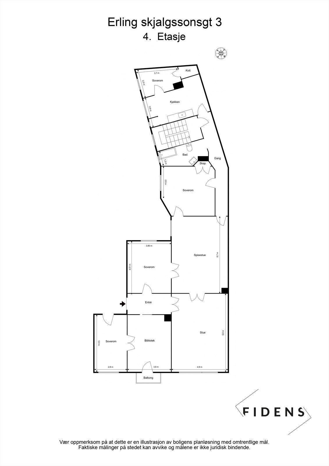 Dagens plantegning Galleribilde