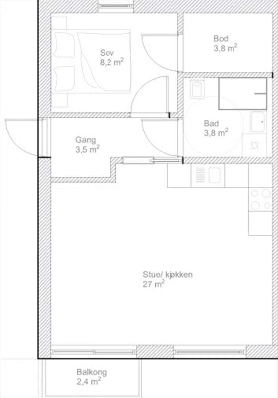 Plantegning Galleribilde