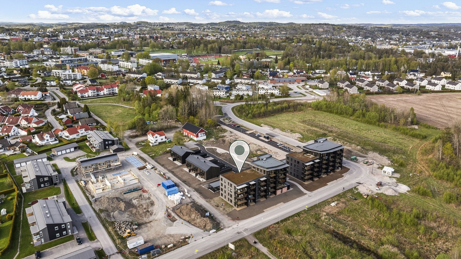 Uteområdene vil bli ferdigstilt fortløpende Galleribilde