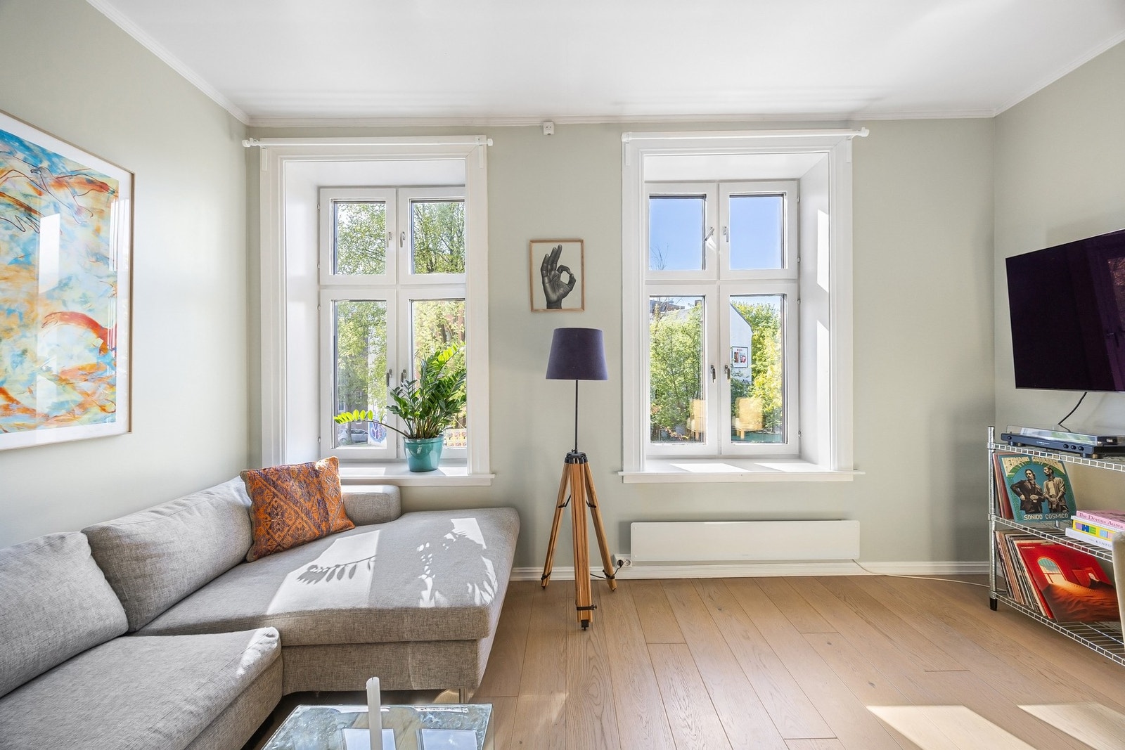 Svært luftig følelse med en takhøyde på opptil 2,96 m. Galleribilde