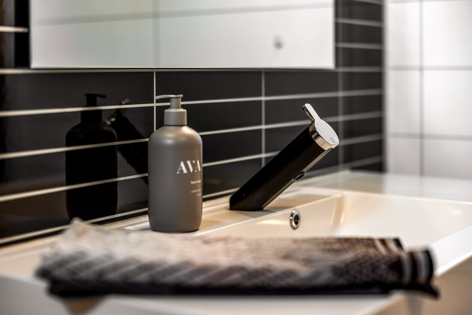 Detalj fra badet i underetasjen. Galleribilde