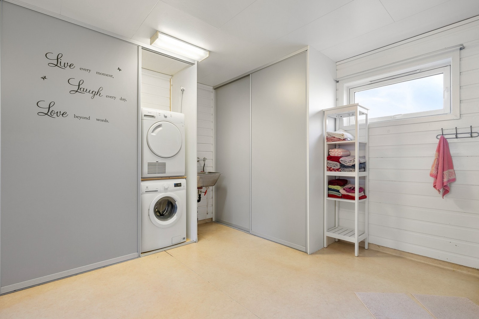 Opplegg for vaskemaskin. Galleribilde