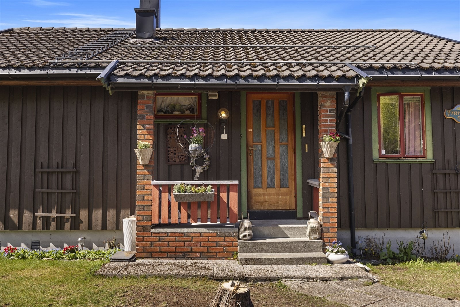 Overbygd inngangsparti Galleribilde