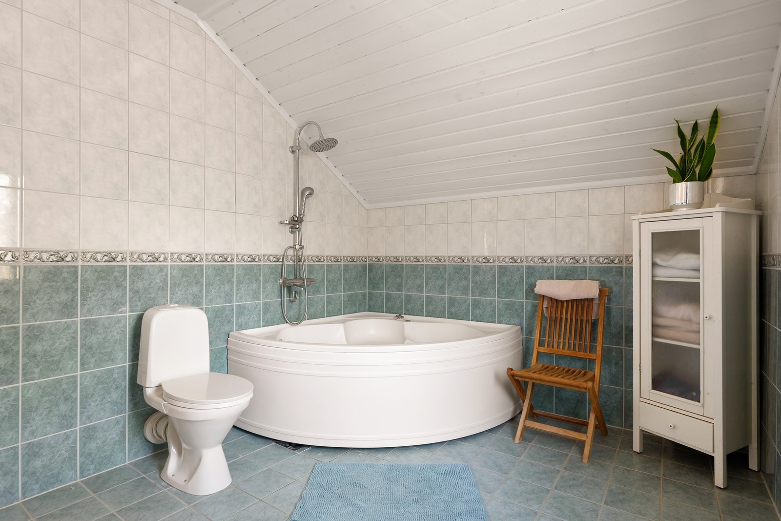 Badet med badekar Galleribilde