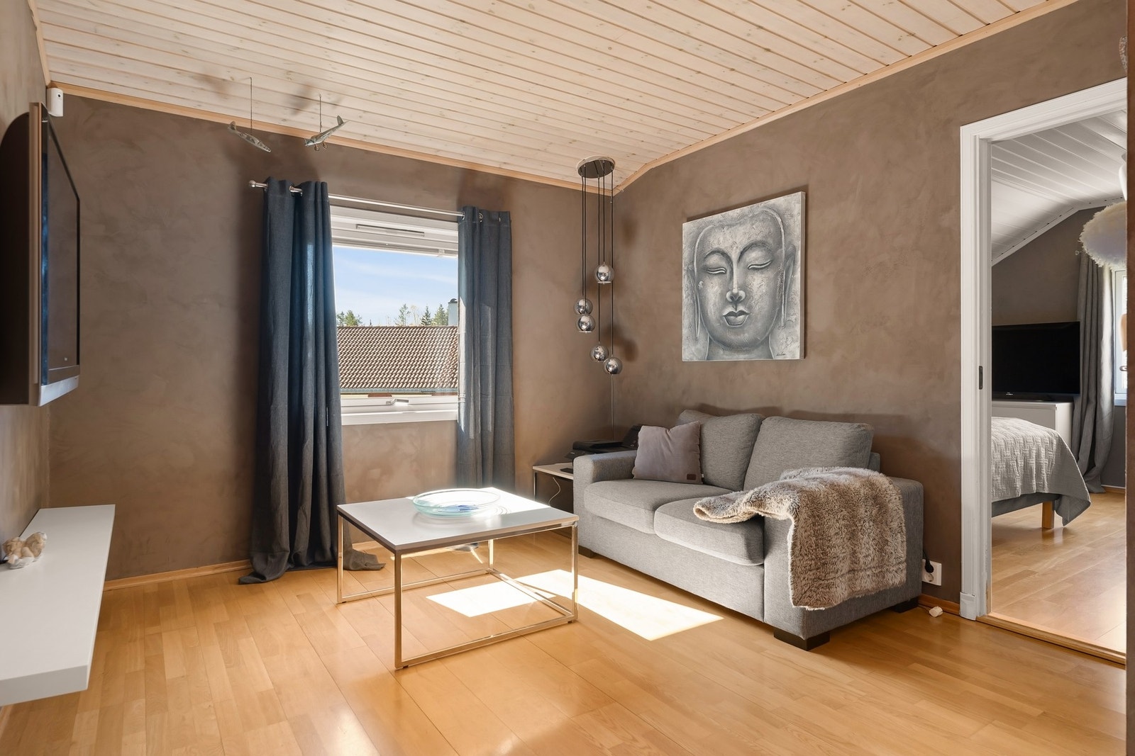 Koselig loftstue Galleribilde