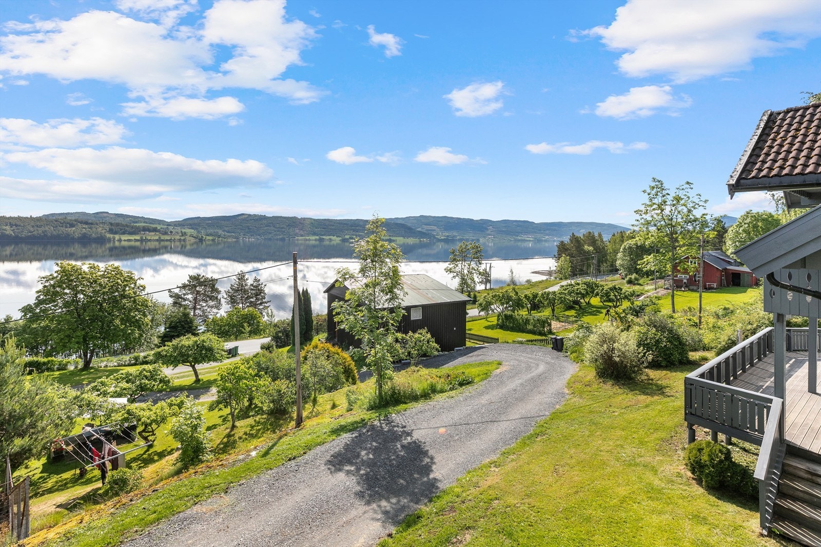 Utsikt fra tomten Galleribilde