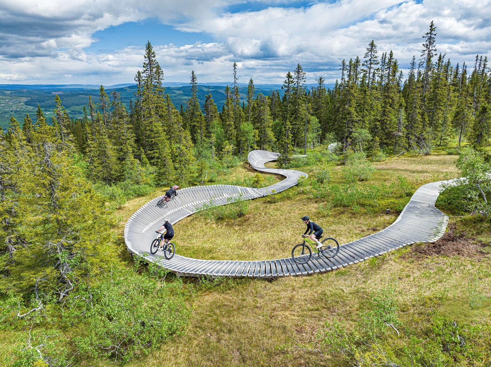 Sykling i Magic Moose. Foto Ola Matsson Galleribilde