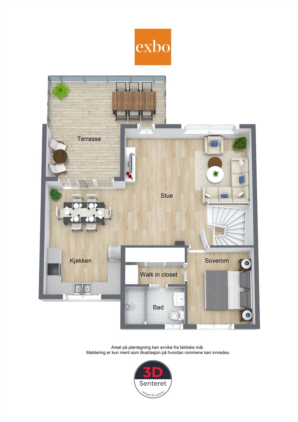 Plantegning 2.etg Galleribilde