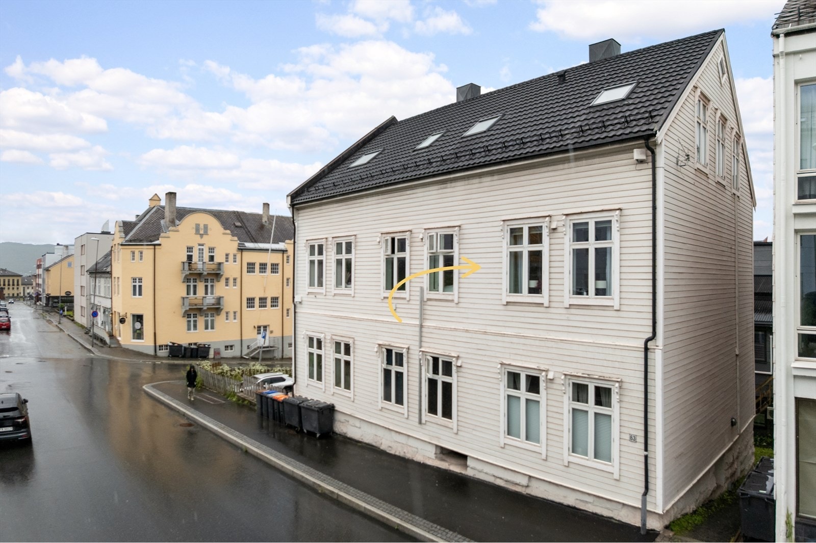 Leiligheten ligger i 2.etasje Galleribilde