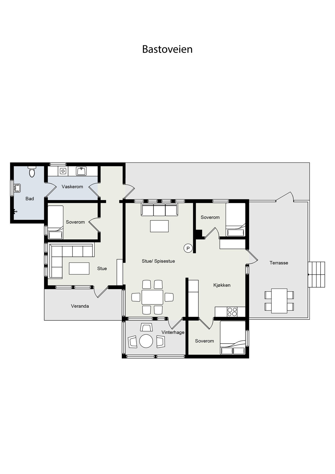 Plantegning Galleribilde