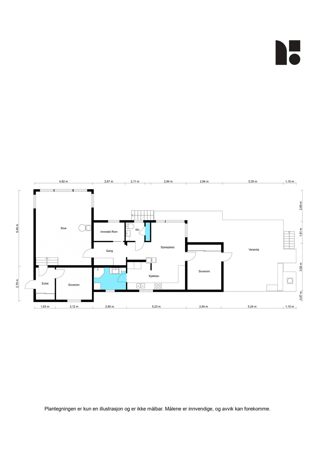 Plantegning Galleribilde