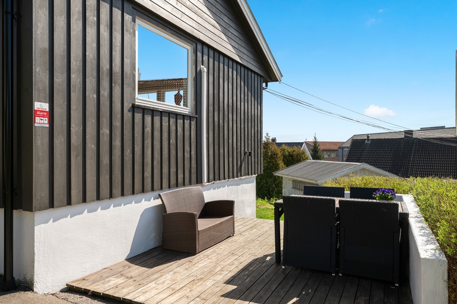 Hyggelig uteplass Galleribilde