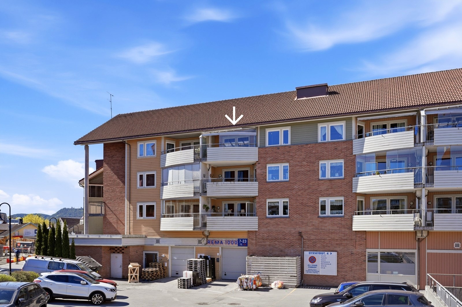 Flott 3-roms leilighet midt i Kongsberg sentrum Galleribilde