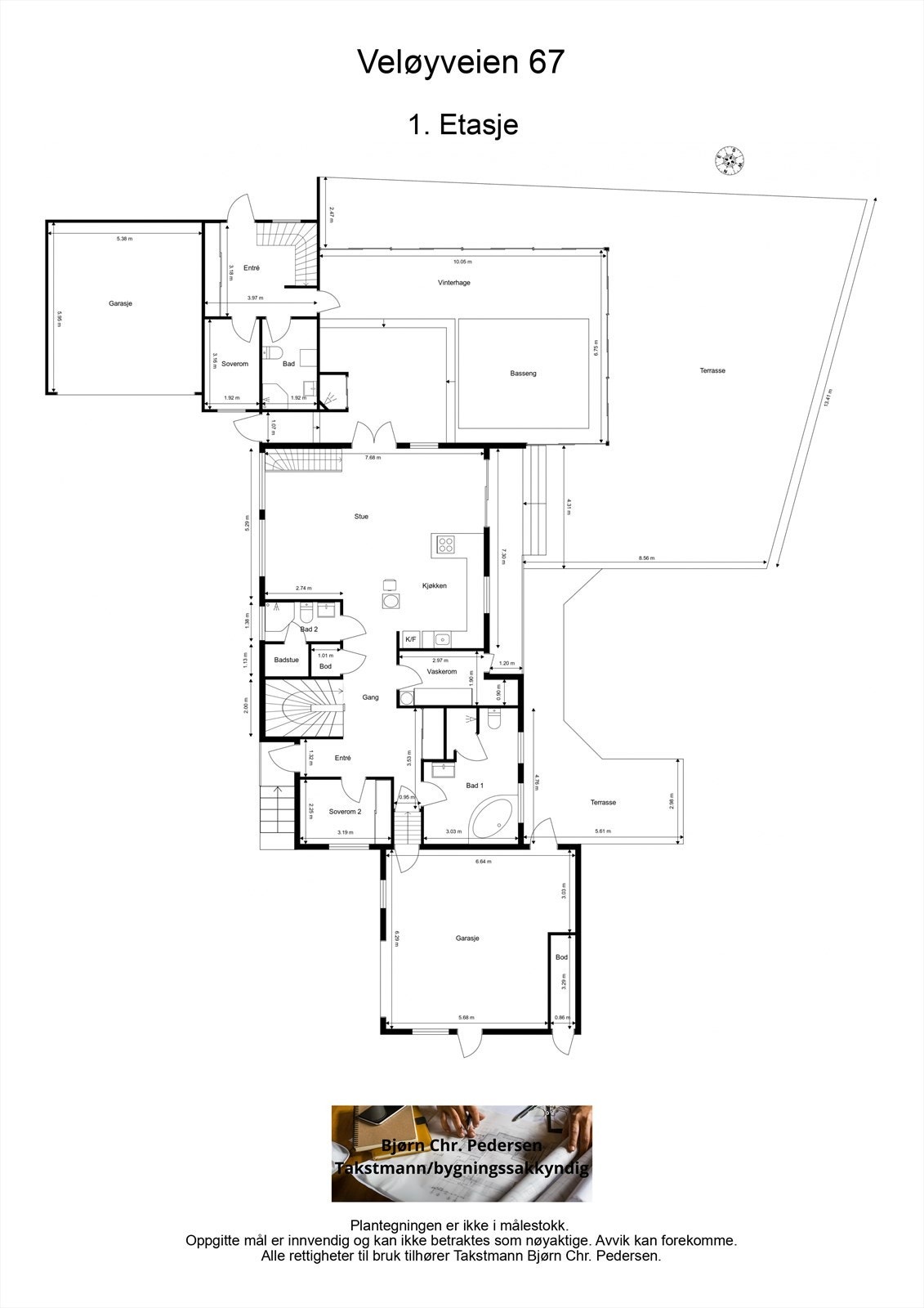 Plantegning 1.etasje. Galleribilde