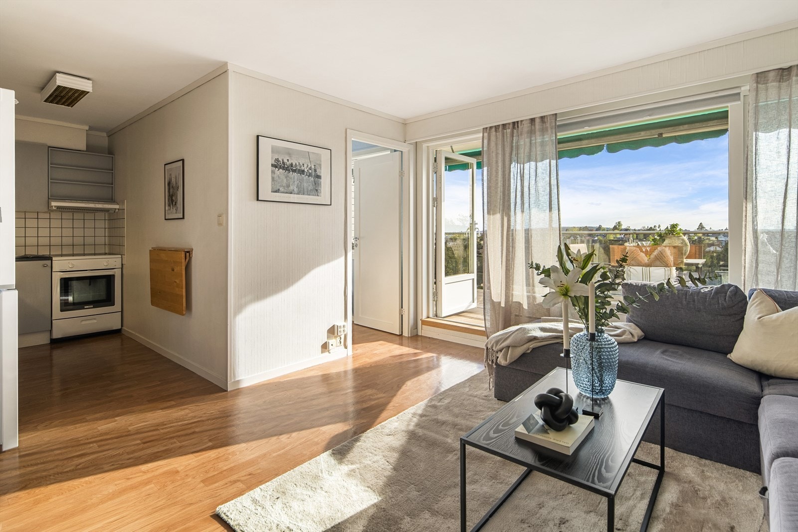 Fra Stuen er det direkte utgang til en stor vestvendt terrasse Galleribilde