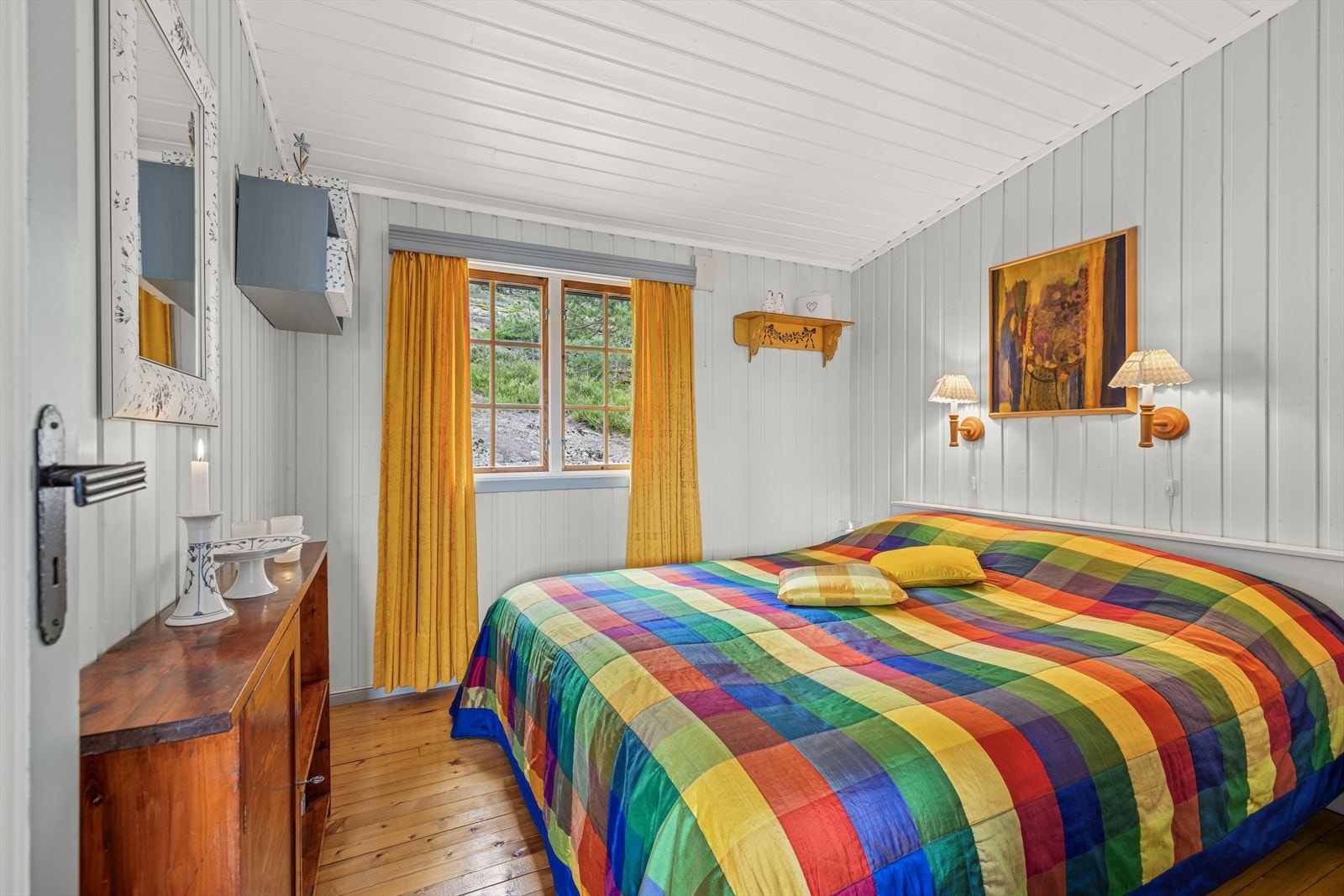 Soverommet har plass til dobbeltseng. Galleribilde