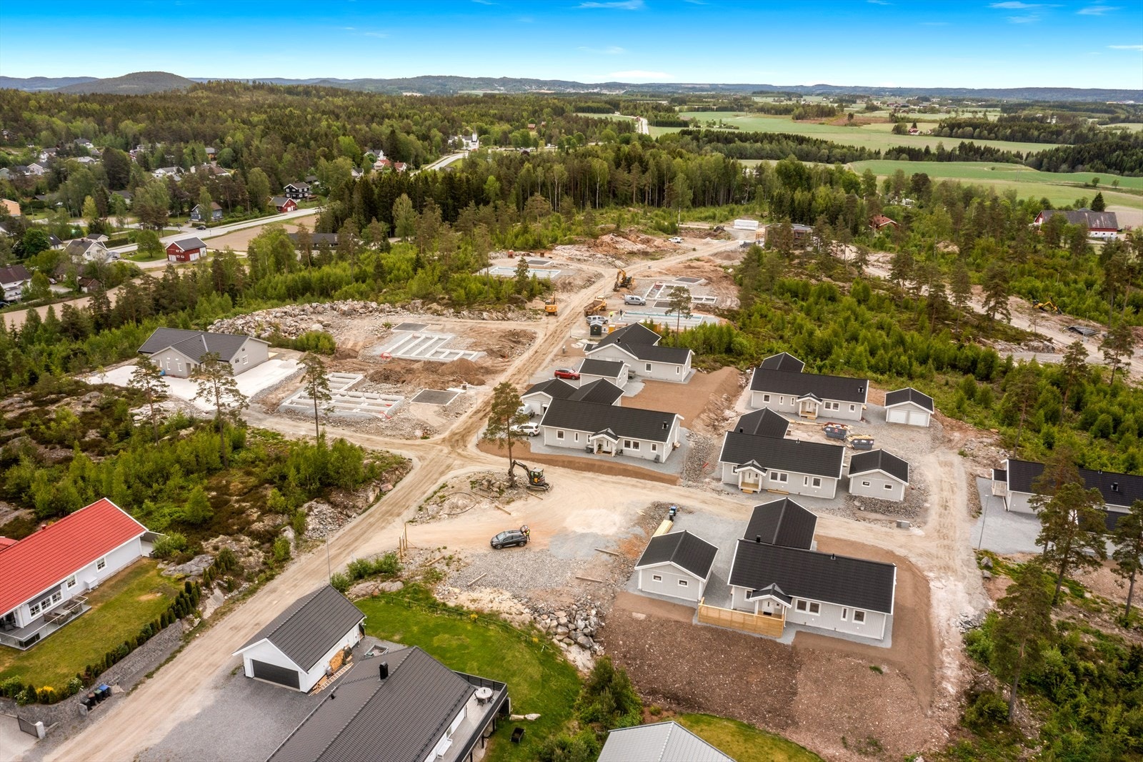 Et nyere boligfelt med fin avstand til "alt" Galleribilde