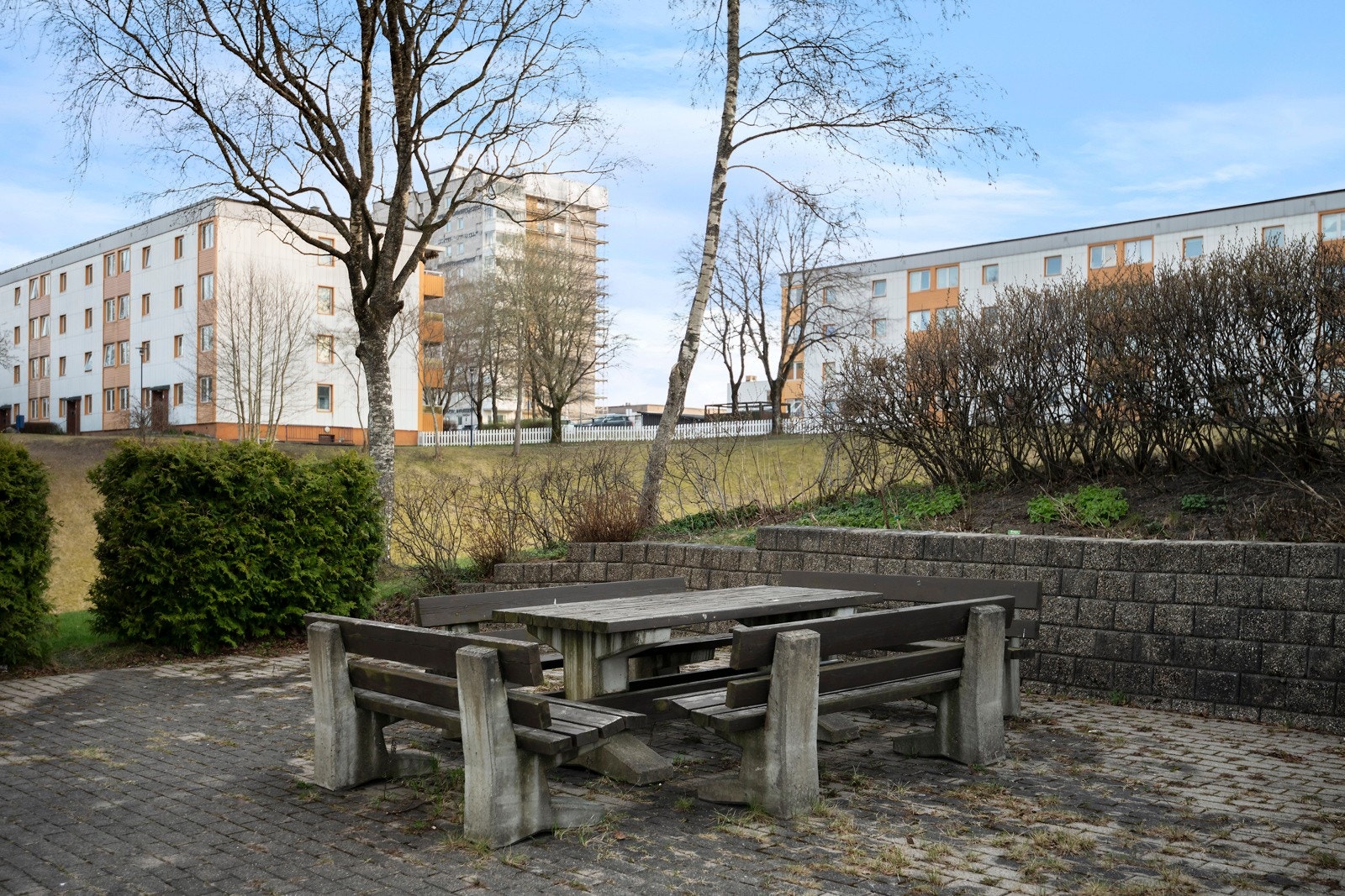Flotte utearealer i borettslaget. Galleribilde