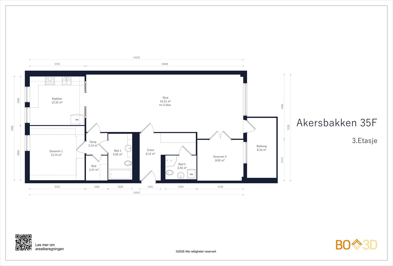 Plantegning Galleribilde