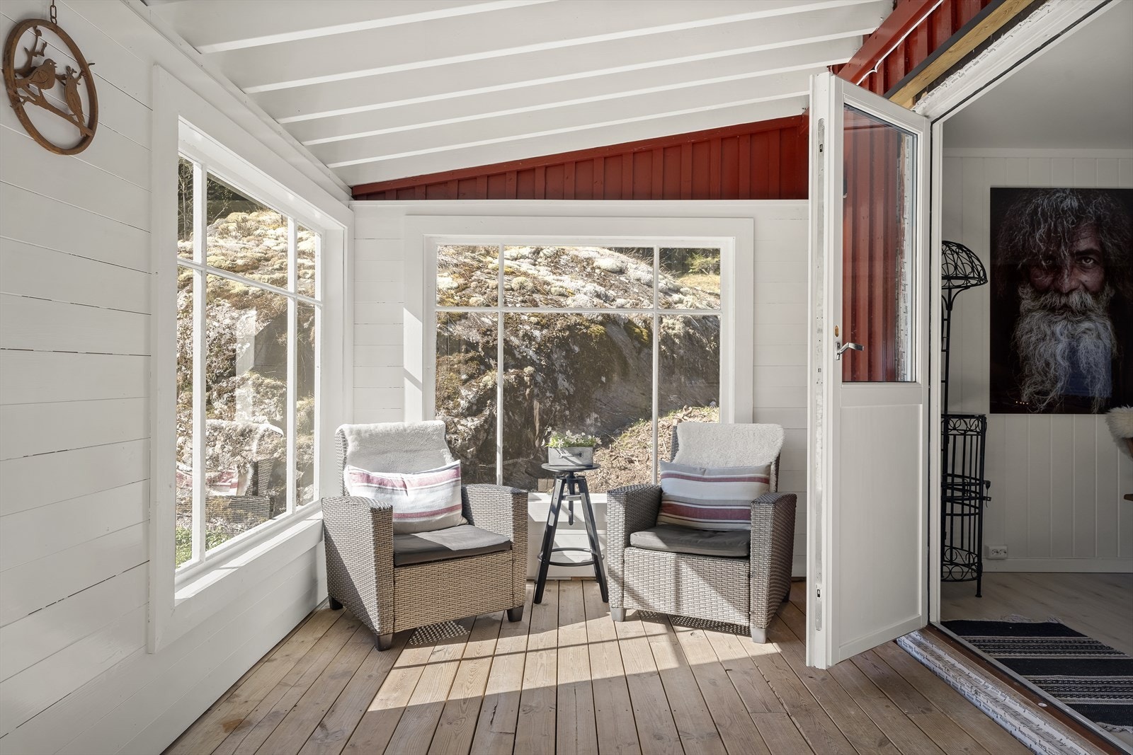 Innbygd terrasse Galleribilde