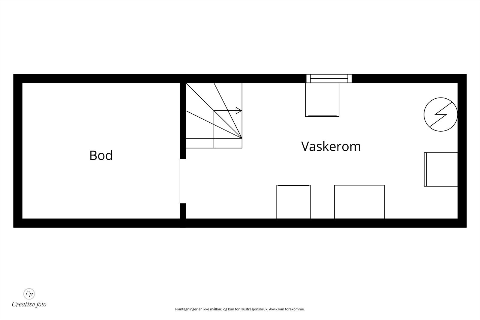 Plantegning kjeller Galleribilde