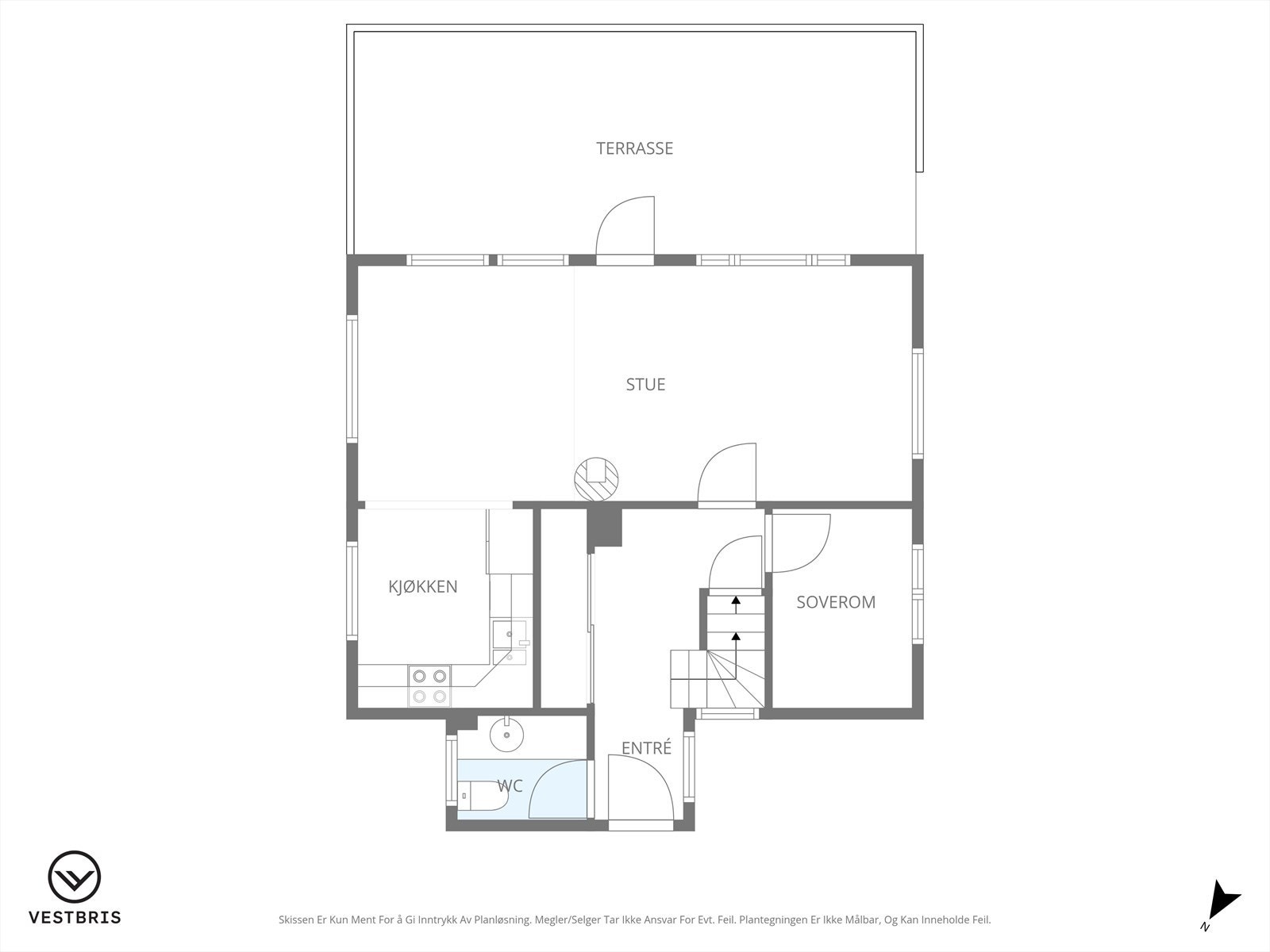 Plantegning hovedplan Galleribilde