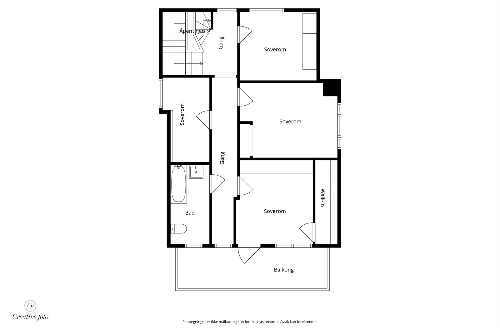 Planskisse 2.etasje Galleribilde