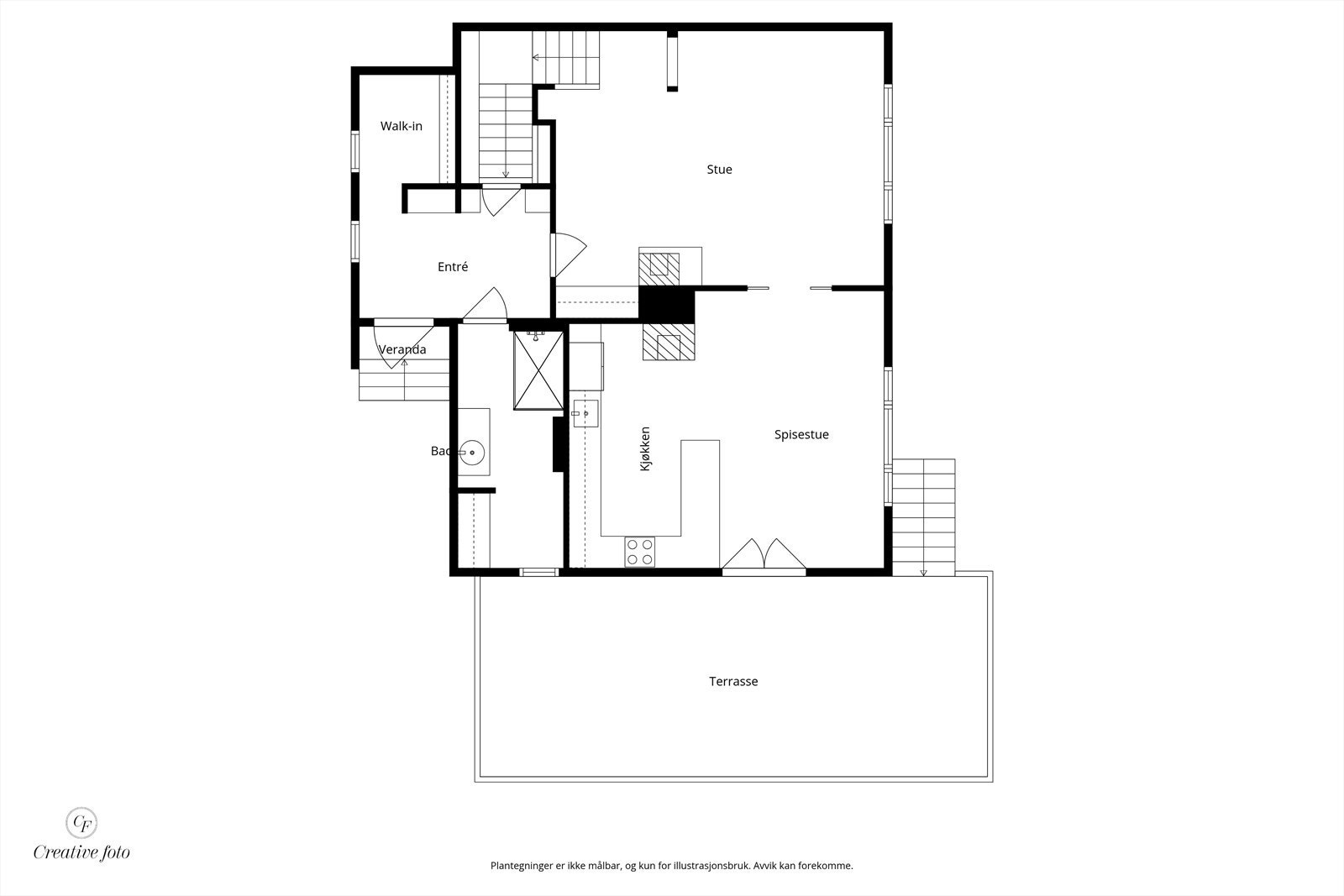 Planskisse 1.etasje Galleribilde