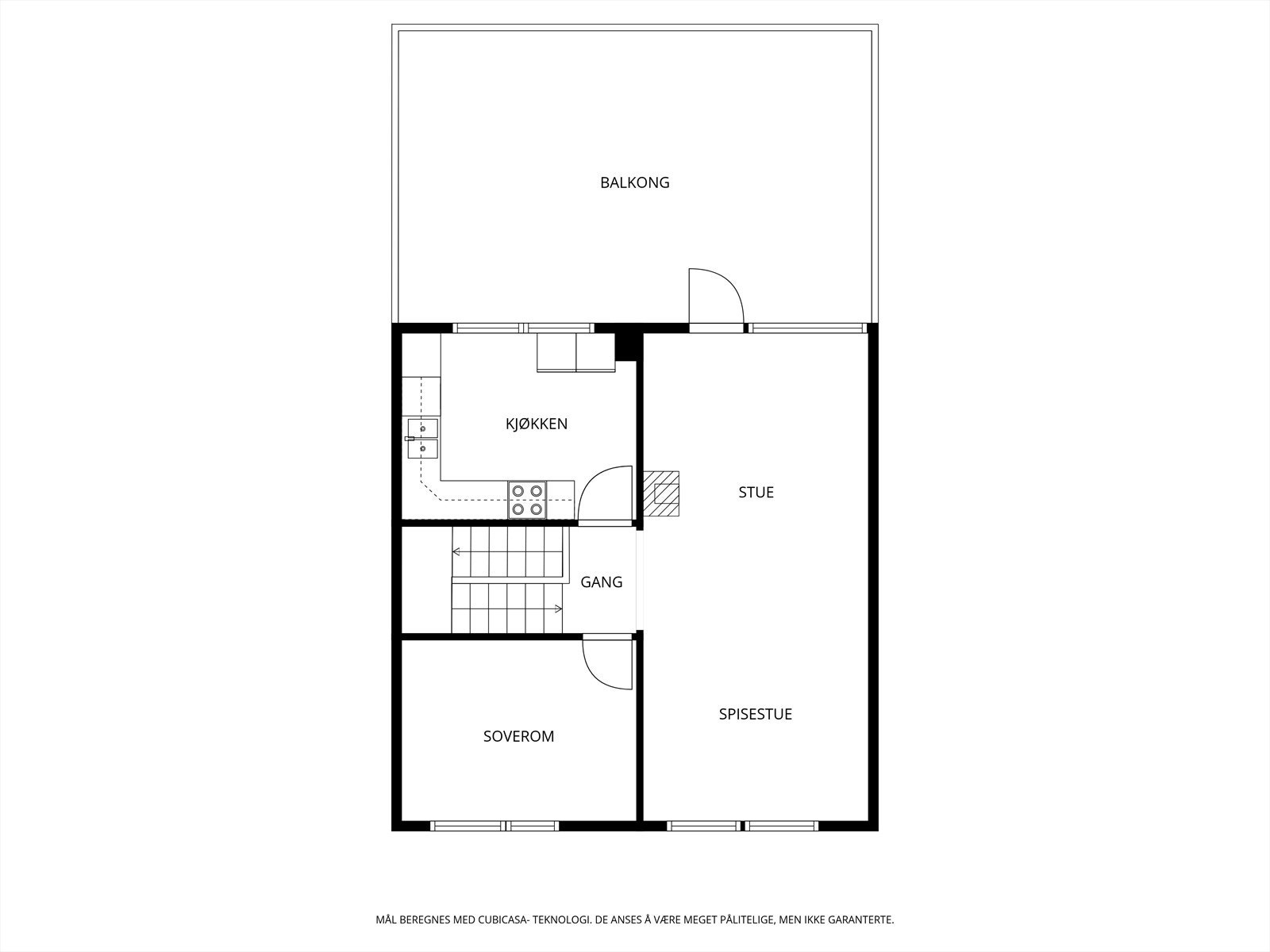 Plantegning 2. etasje Galleribilde