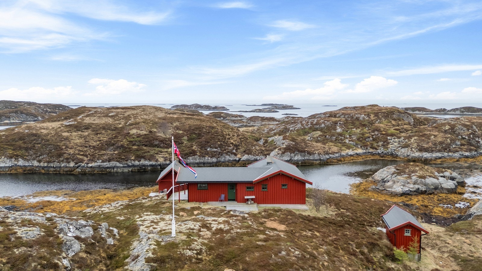 Fasade øst, med utsikt vestover. Galleribilde
