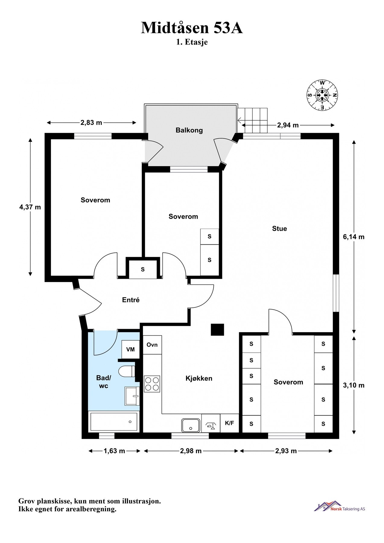 Planskisse Galleribilde