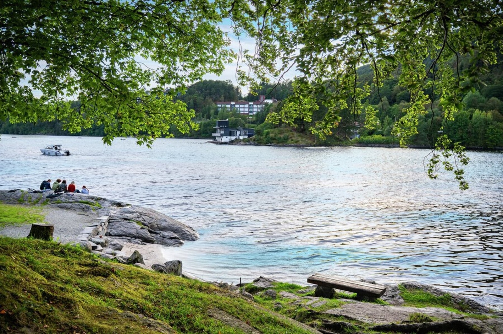 Her finner du en herlig badeplass Galleribilde