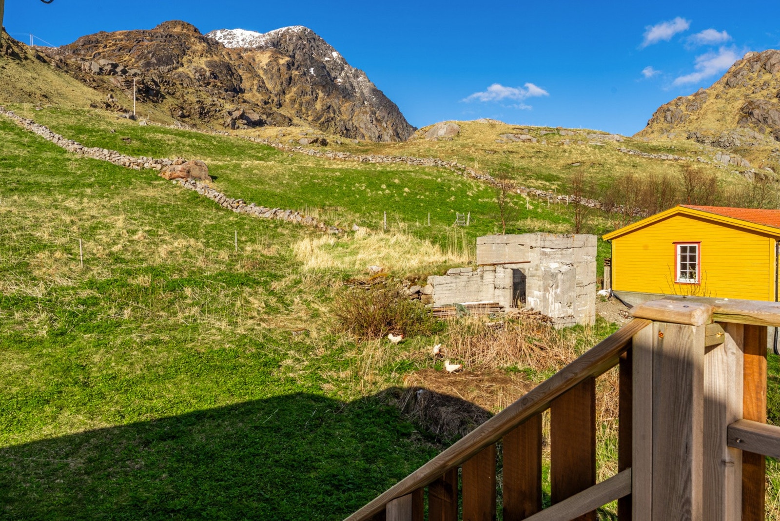 Her er du omringet av fjell og natur. Galleribilde