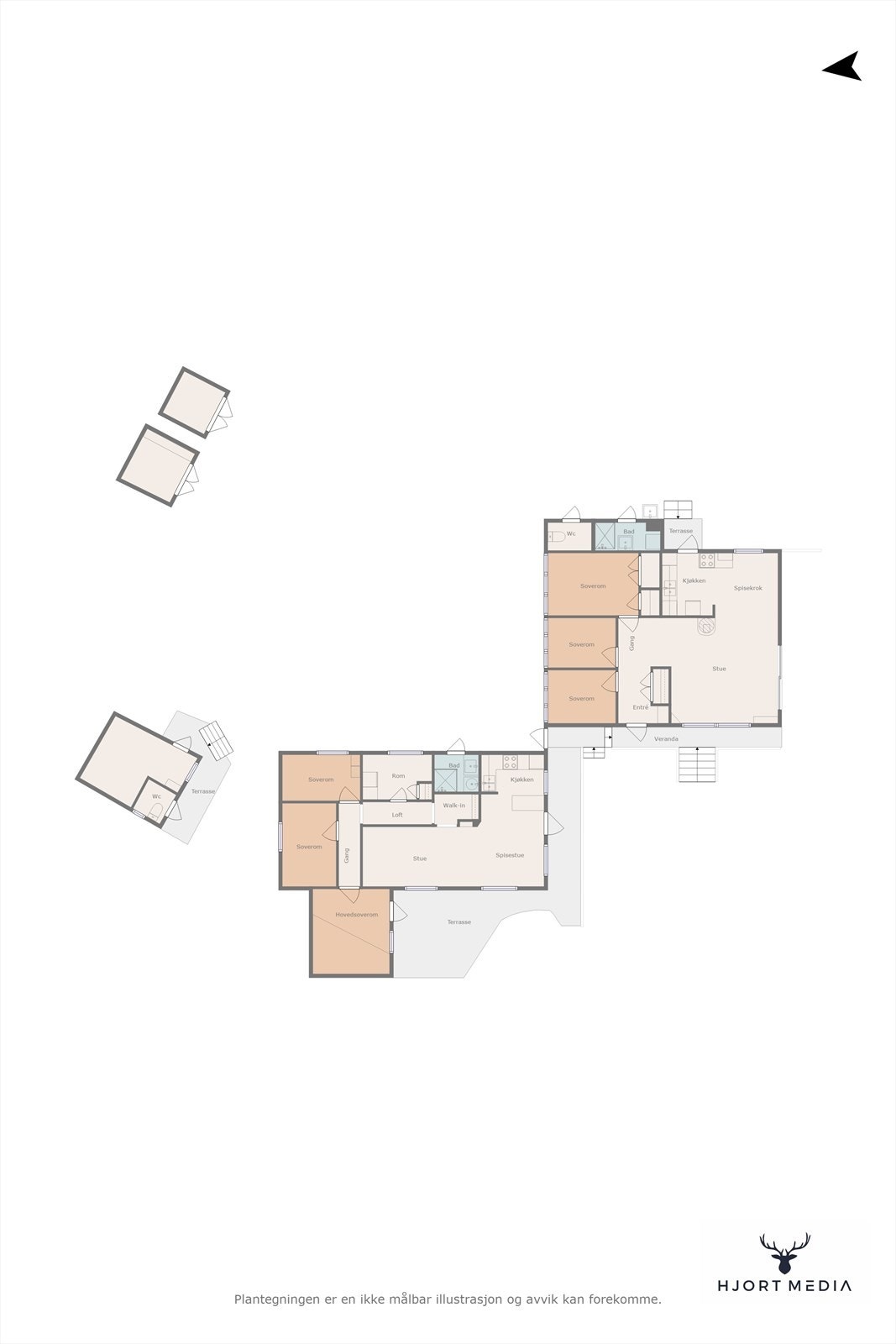 Plantegning Galleribilde