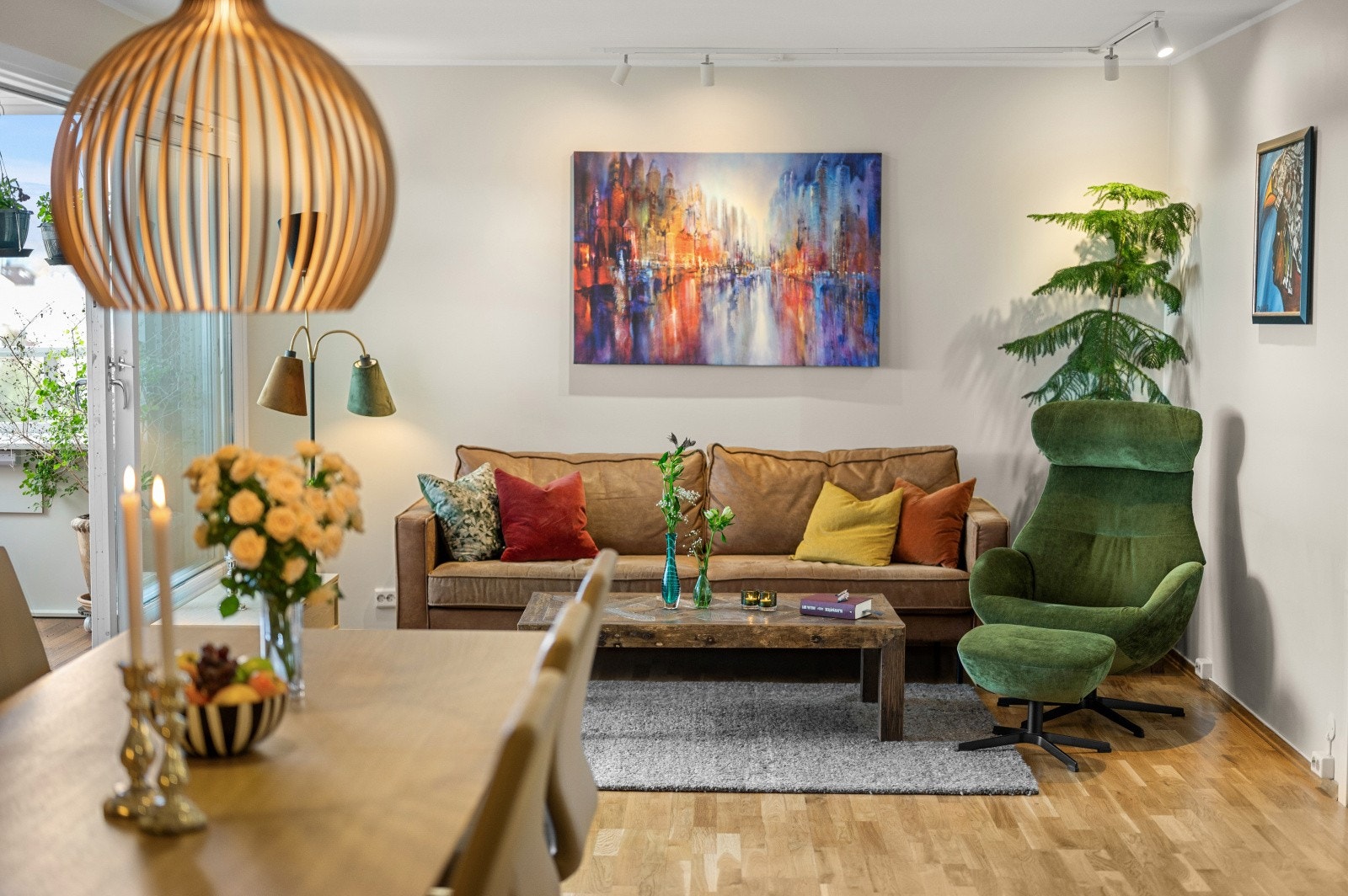 Leiligheten har praktisk og velfungerende planløsning. Galleribilde
