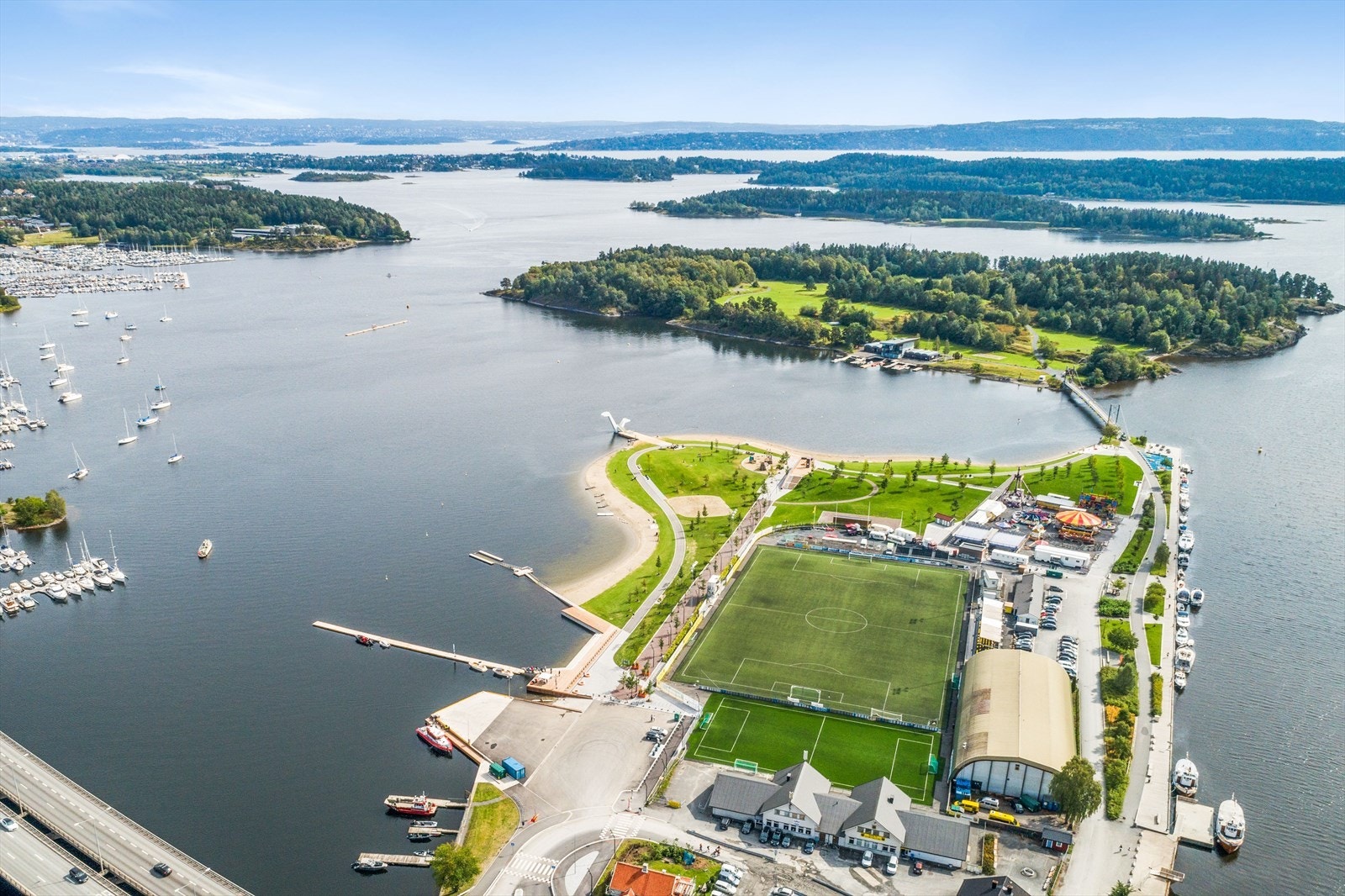 Ikke langt fra leiligheten har du den populære stranden Kadettangen. Galleribilde