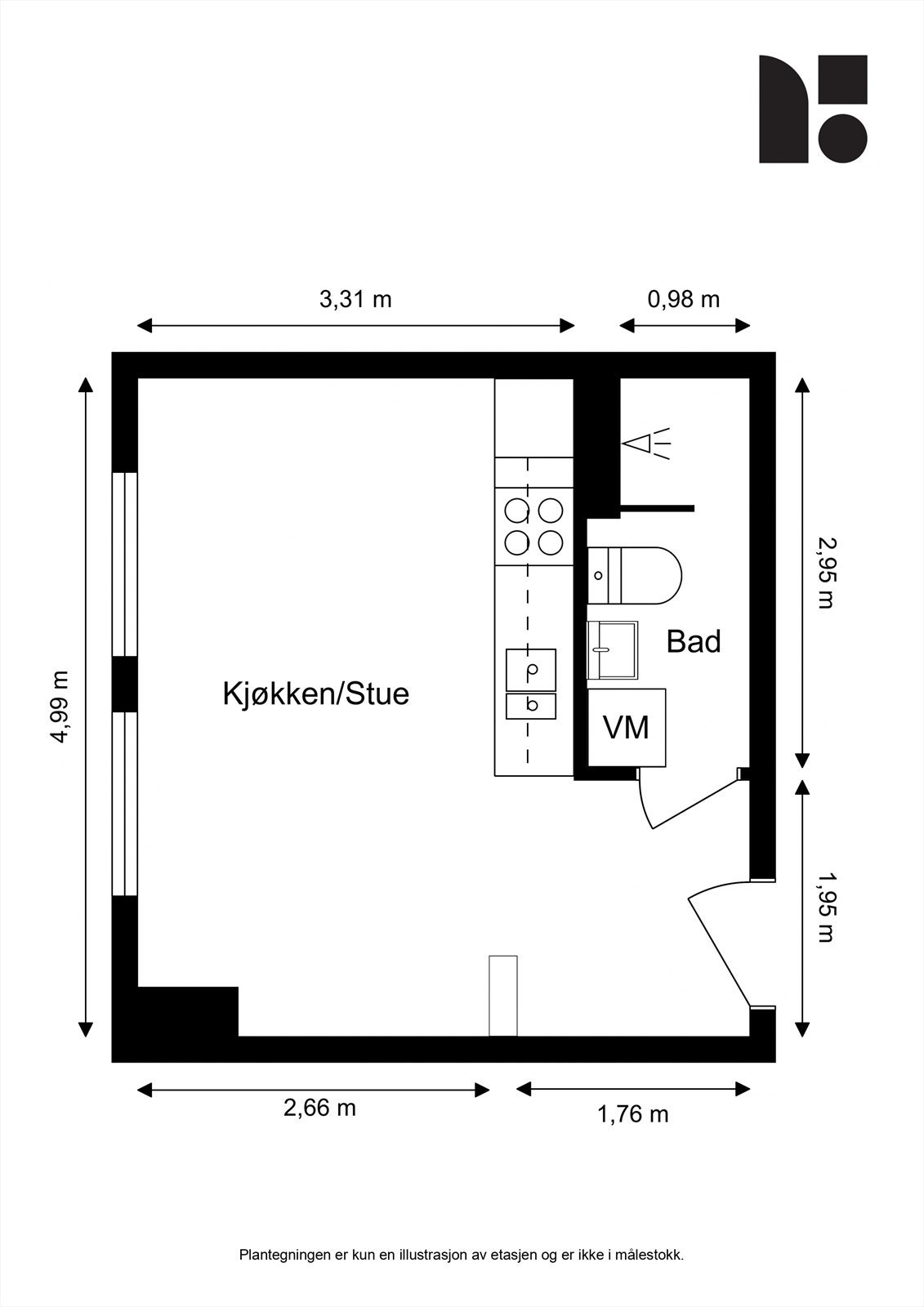 Plantegning Galleribilde