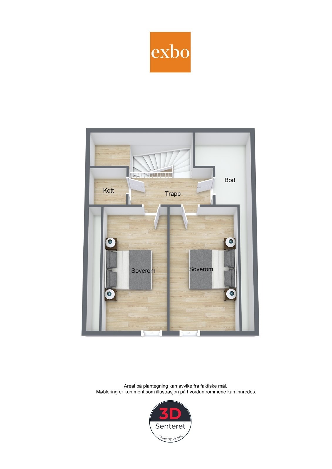 Plantegning loft Galleribilde