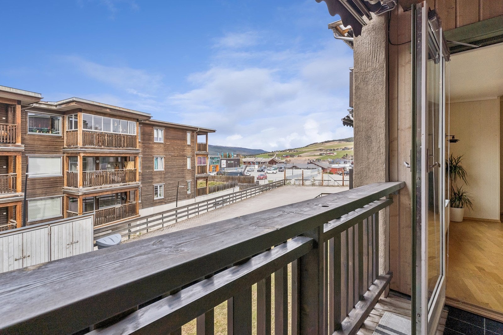 Utsikten fra balkongen. Galleribilde