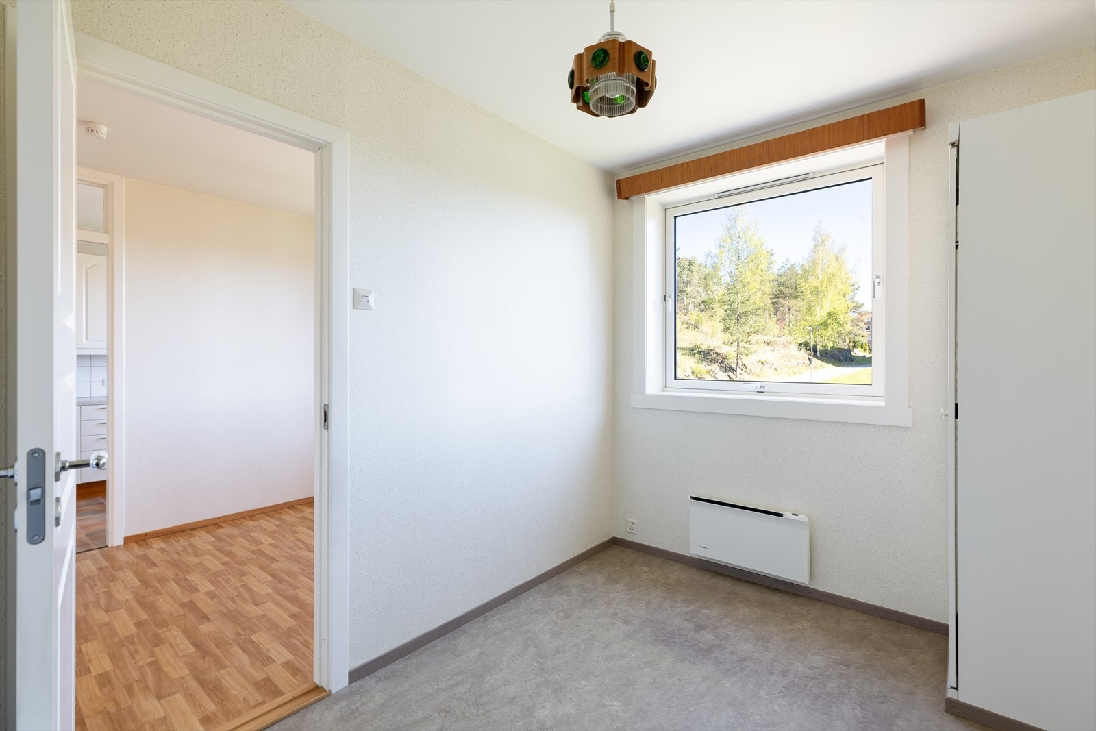 Det andre soverommet har også en praktisk størrelse og egner seg godt som barnerom, gjesterom eller kontor. Galleribilde
