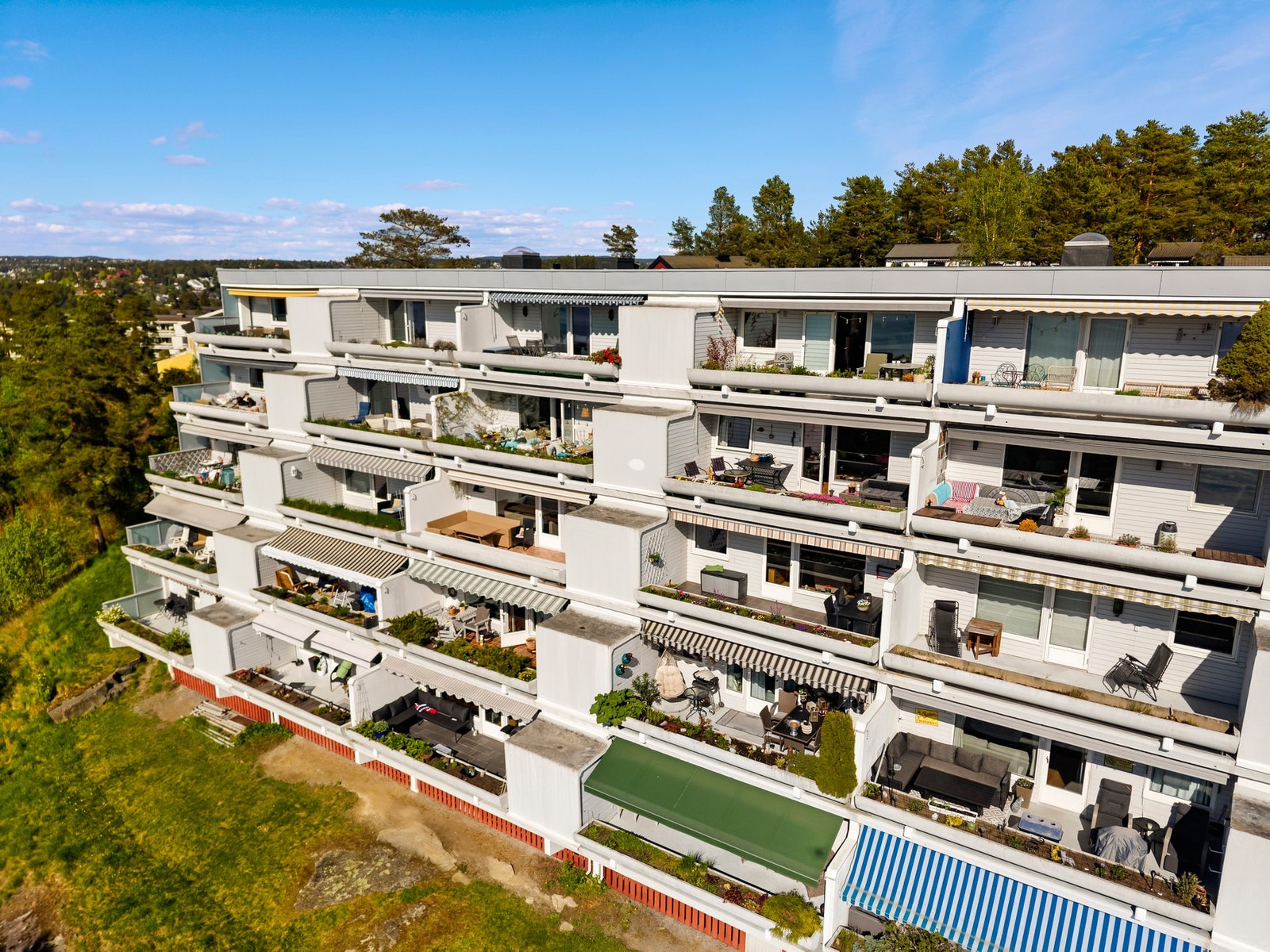 Boligen sokner til Rosenholm skole. Andre barneskoler i området er Hauketo og Lusetjern skole. Galleribilde