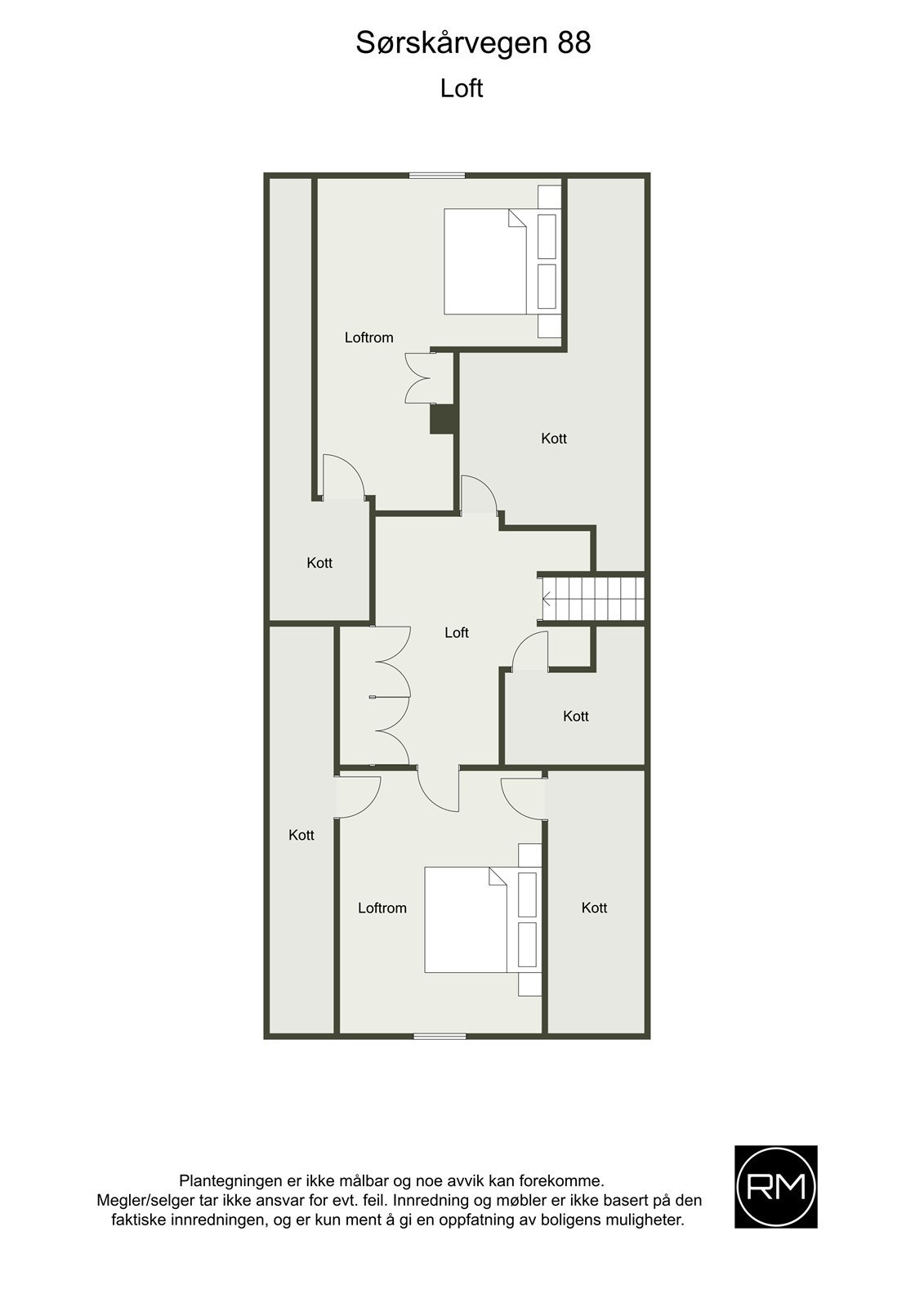 Plantegning 2. etasje Galleribilde
