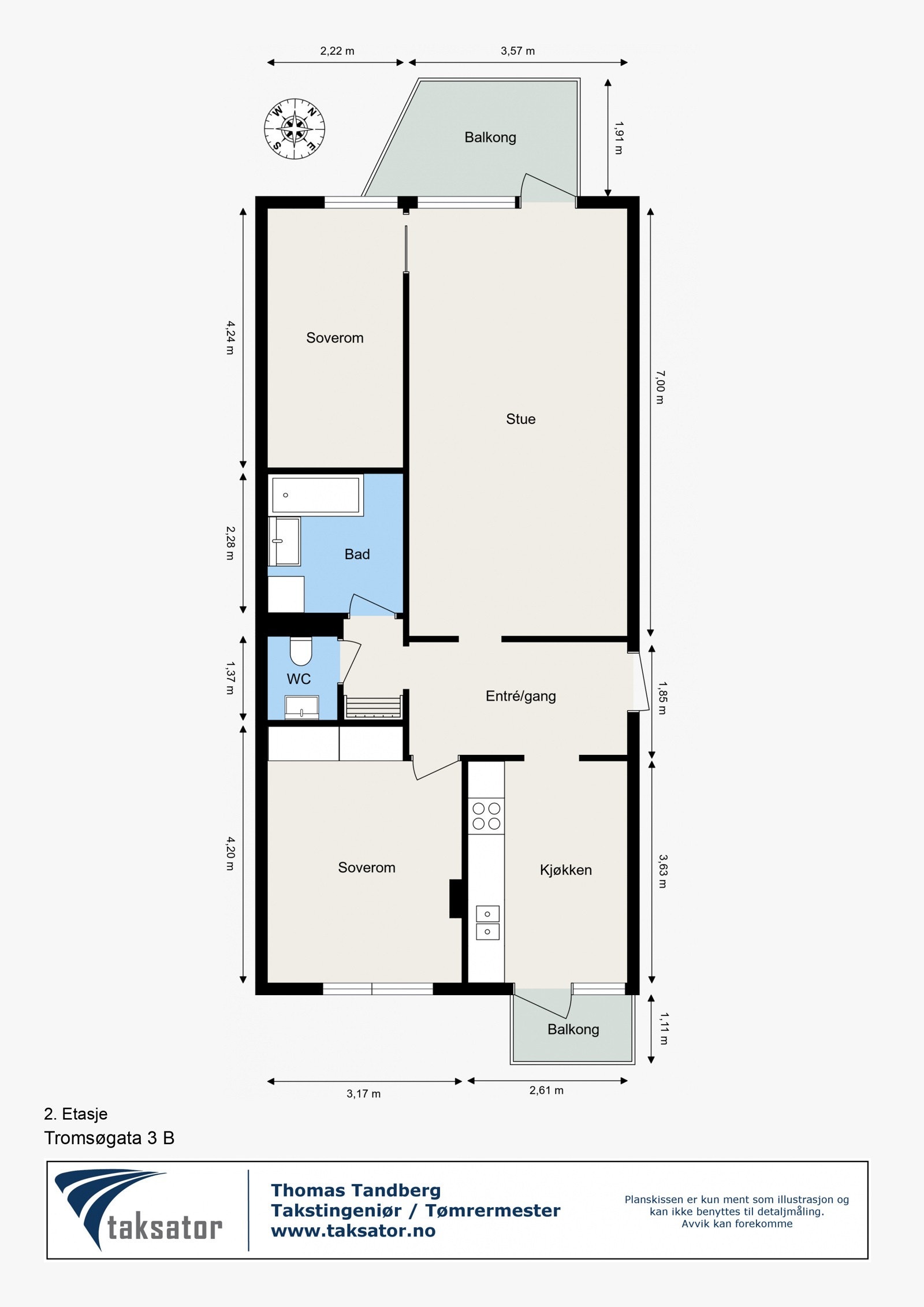 Planskisse. Galleribilde