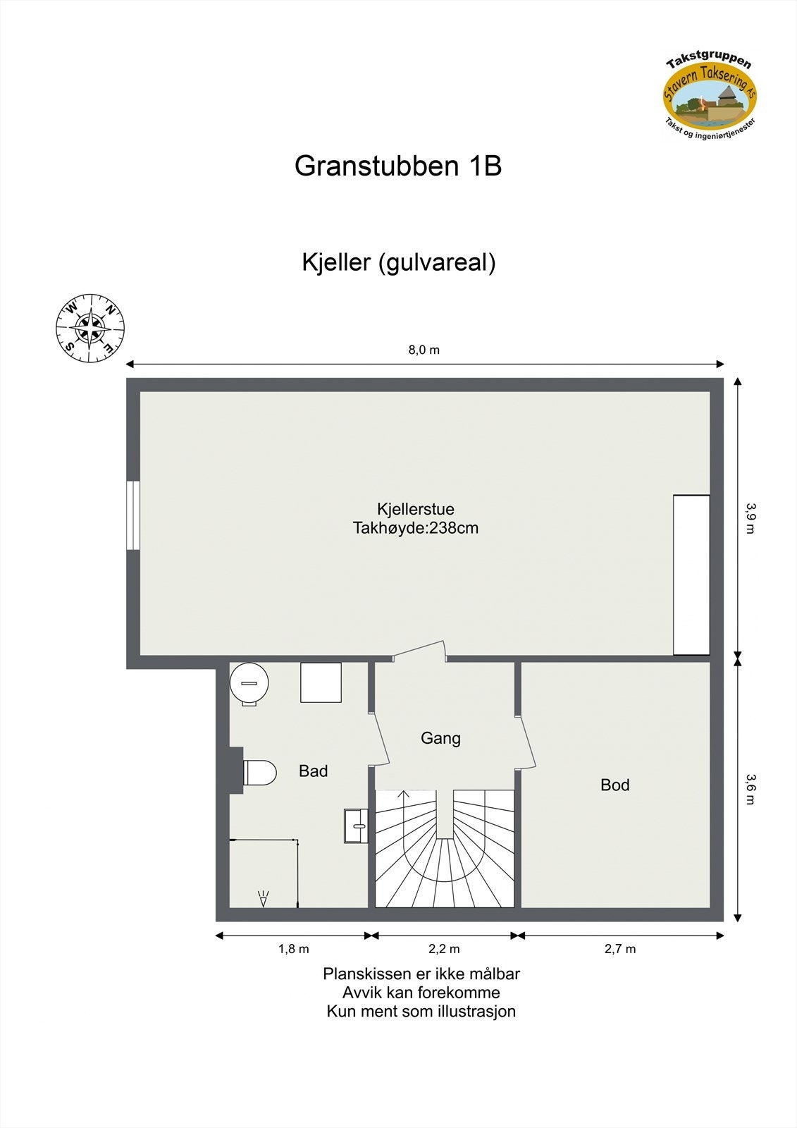 Plantegning Kjeller Galleribilde