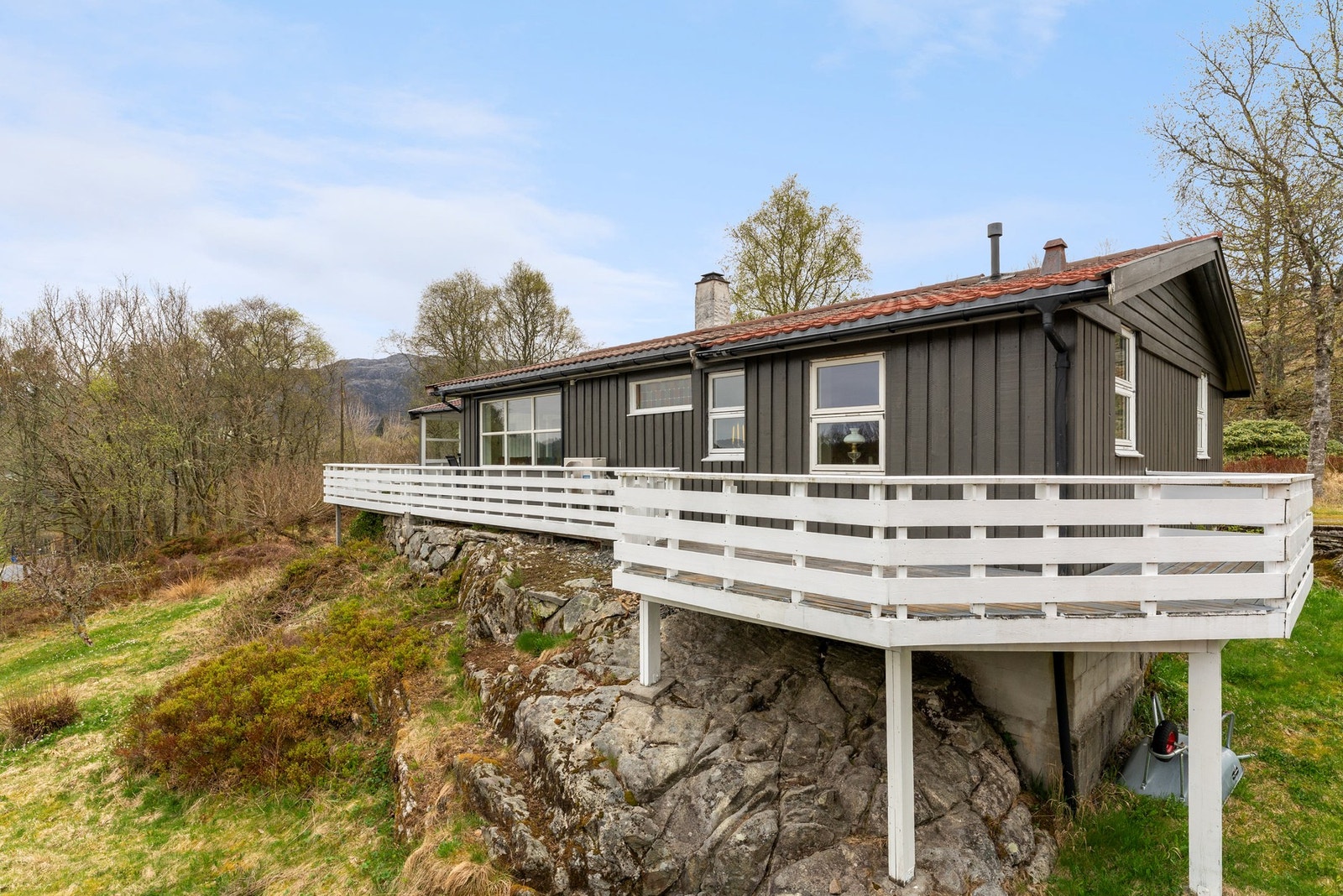 Gode solforhold på terrassen hele dagen Galleribilde