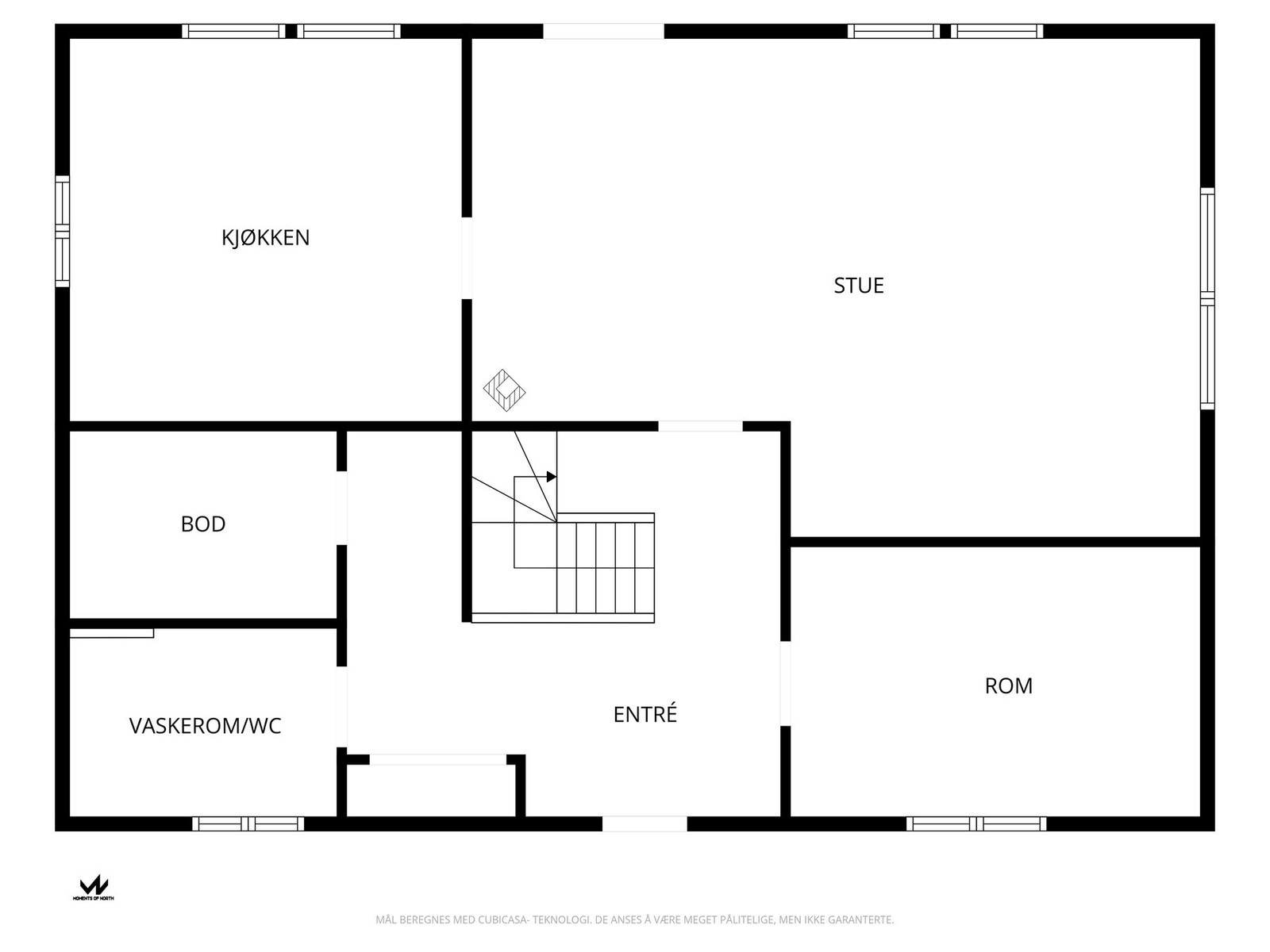 Plantegning Galleribilde
