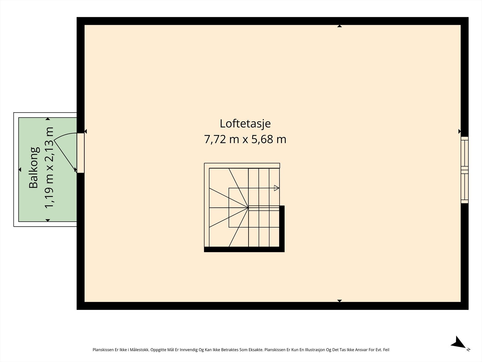 PLANTEGNING 2. ETASJE Galleribilde