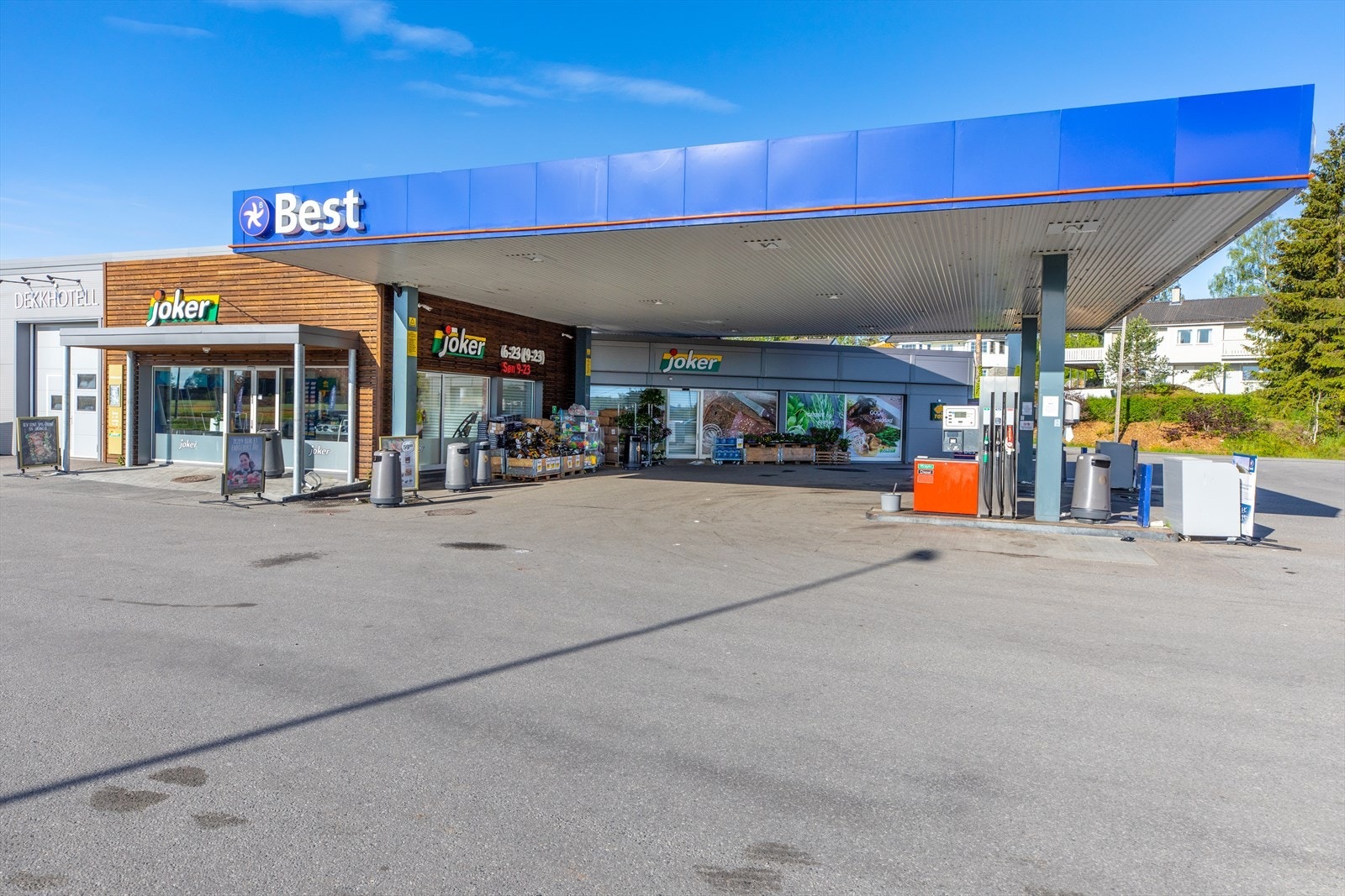 Dagligvarehandelen kan gjøres ved bl.a. Joker Hektnersletta. Galleribilde