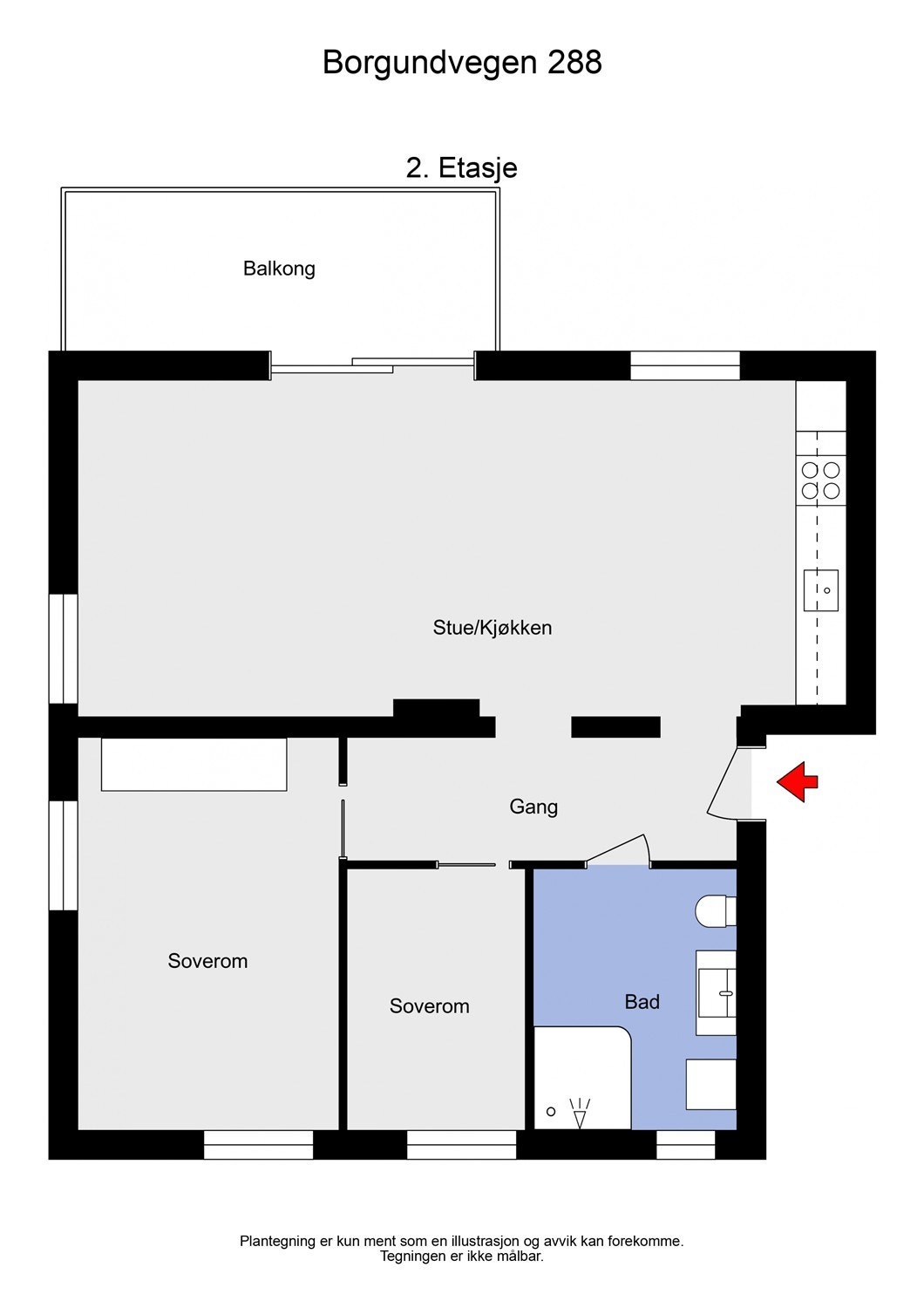 Plantegning Galleribilde